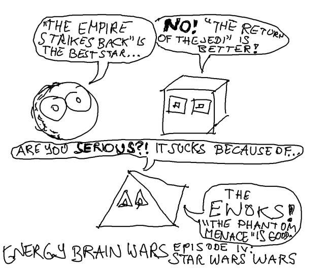 Energy Brain Wars Episode IV: Star Wars Wars
