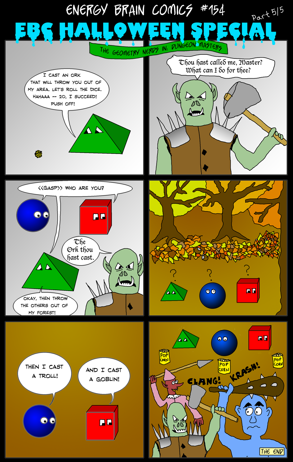 Halloween Special, Part 5/5 -- The Geometry Nerds in: Dungeon Masters