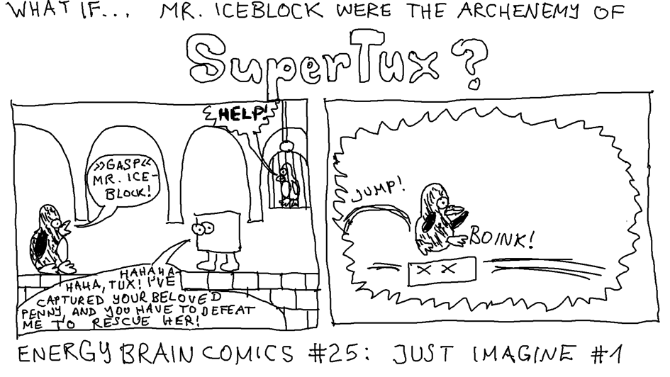 What if Mr. Iceblock were the archenemy of SuperTux