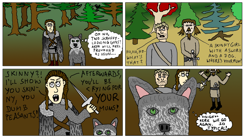 Arya and Nymeria (What the Direwolves are Thinking!)