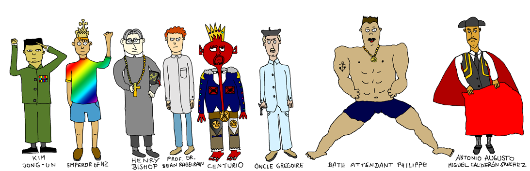 Bosses From The "A Panzburg Story 3" Video Game