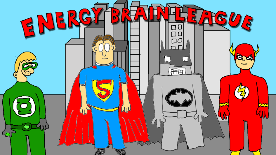 Will have to redraw them in September using DCnU costumes. Energy Brain League