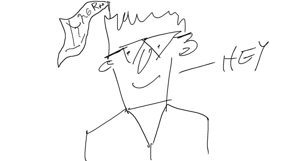 Flag with Man