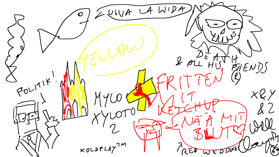 Oh, yeah! Mylo Xyloto 2, because isn't everybody wondering just what the heck happened to Mylo and Xyloto at the end of Part 1? Wait, who are those? Koldplay