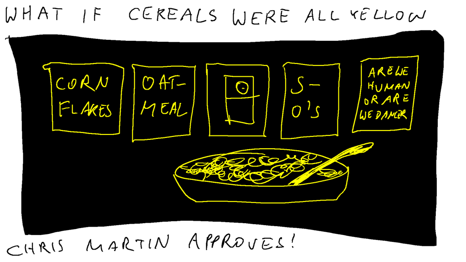 What If Cereals Were All Yellow?